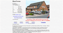 Desktop Screenshot of ferienhausverena.de